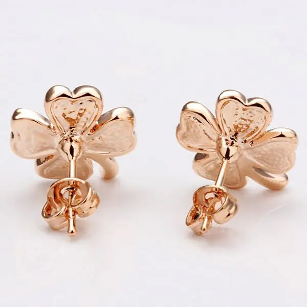 Best Friends Jewerly 18K Gold Plated Earing Clover Stud Earrings Brincos Smtpe  1 1