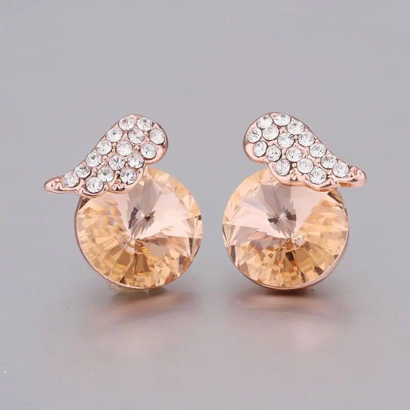 Best Friends Jewerly 18K Gold Plated Earing Lpv Wing Stud Earrings Brincos Smtpe278 2