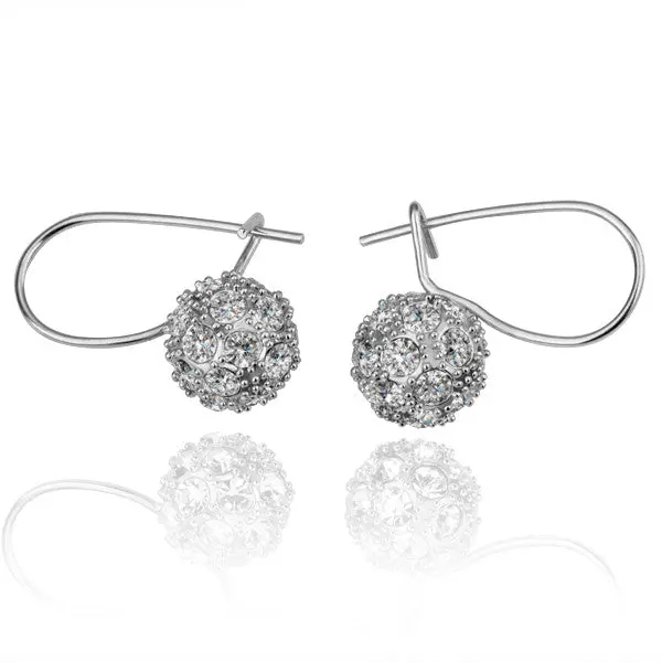 Best Friends Jewerly 18K Gold Plated Earing Nj Ball Drop Earrings Brincos Smtpe 63 1