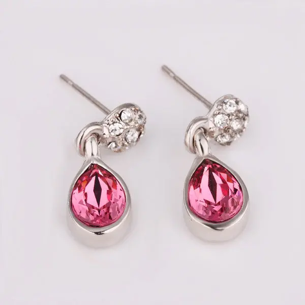 Best Friends Jewerly 18K Gold Plated Earing Red Nk Drop Earrings Brincos Smtpe11 1
