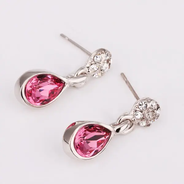 Best Friends Jewerly 18K Gold Plated Earing Red Nk Drop Earrings Brincos Smtpe11 2