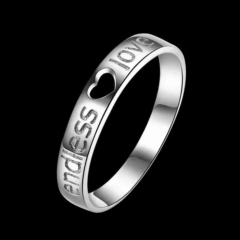 Best Friends Pure 925 Sterling Silver Rings For Men Heart Love Anel Masculino S In Euros Stvr 84 2