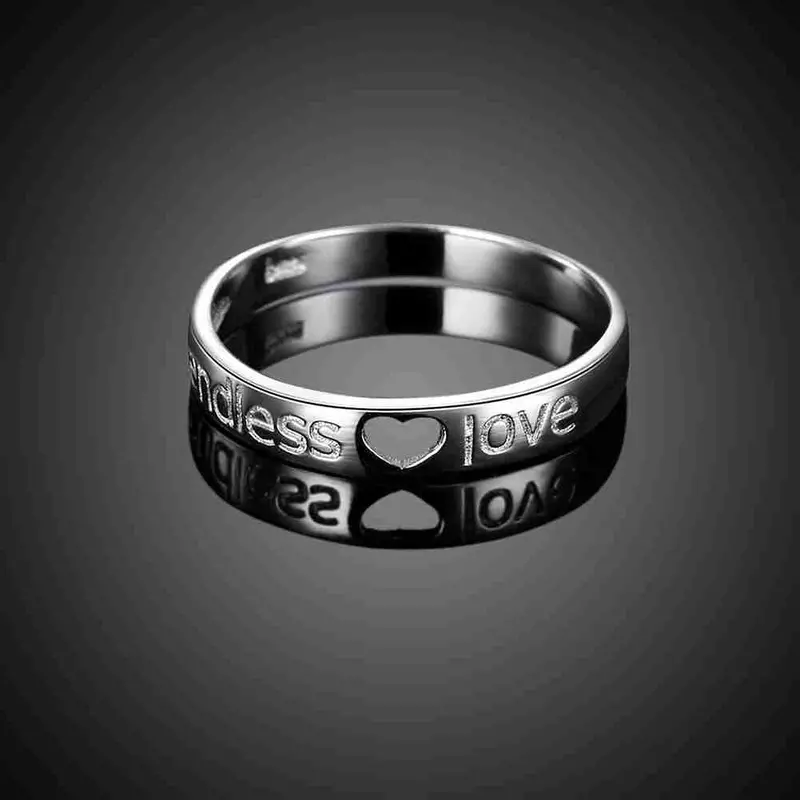 Best Friends Pure 925 Sterling Silver Rings For Men Heart Love Anel Masculino S In Euros Stvr 84 3