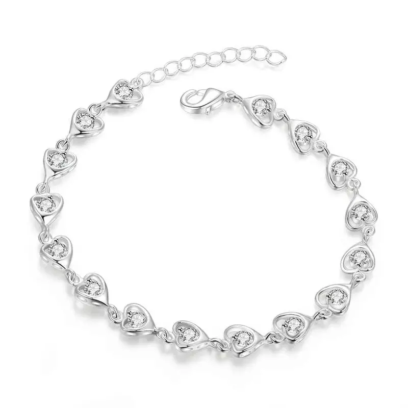 Best Friends Silver Bracelet Men Irregular Stone Connected One Direction Men Jewelry Hbh 51 1