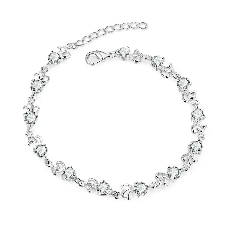 Best Friends Silver Bracelet Men Irregular Stone Connected One Direction Men Jewelry Hbh 51 5