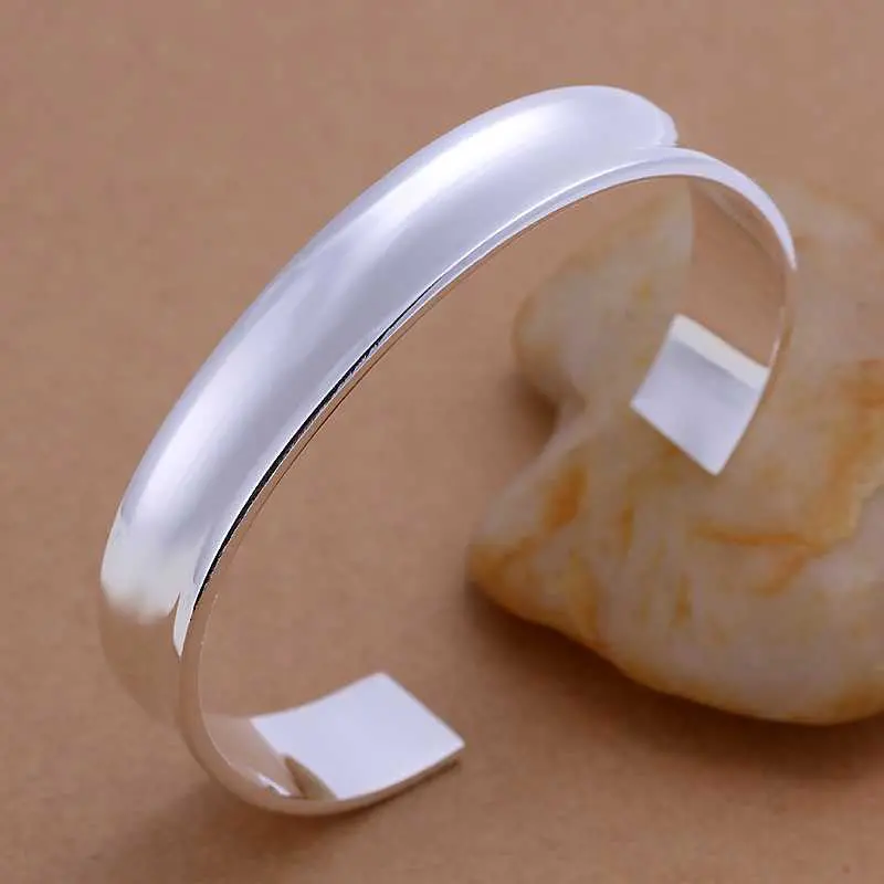 Best Friends Silver Charms Bangle Big Women Wedding Bracelet Diy Smtb 78 1
