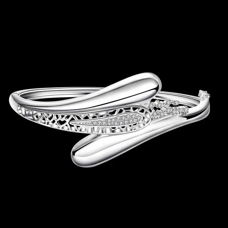 Best Friends Silver Insets Droplets Men Bracelet Jewelry Smtb243 2