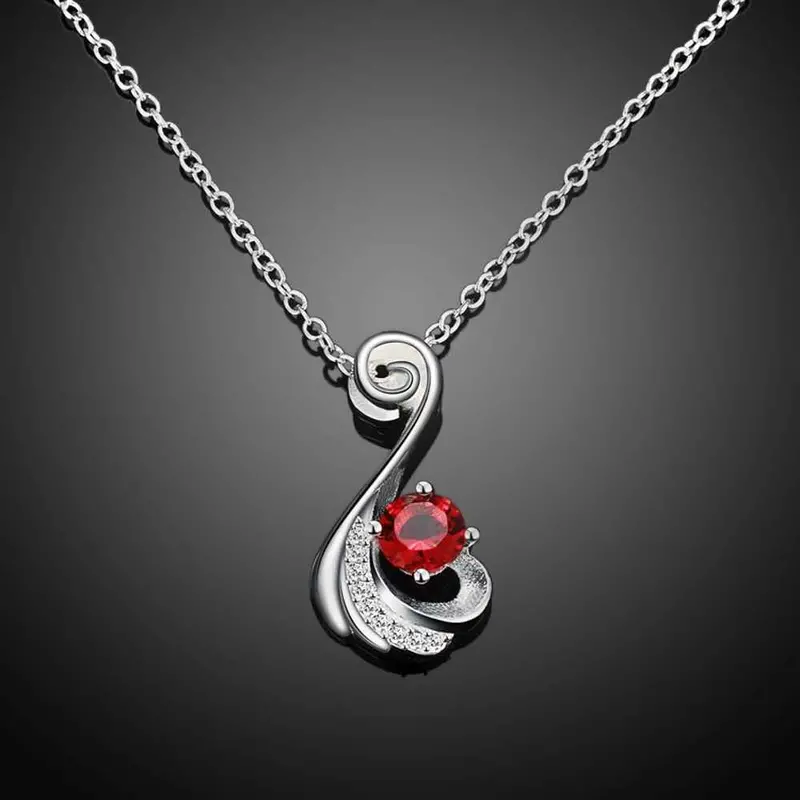 Best Friends Silver Necklaces Insets 8-Shaped Collier Femme S In Euros183 4