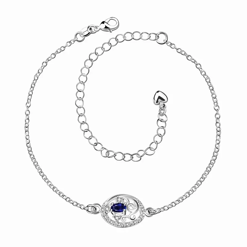 Best Friends Silver Plated Anklet Crystal Eye Bracelet On A Leg Collier Plastron Femme Hba 1 5