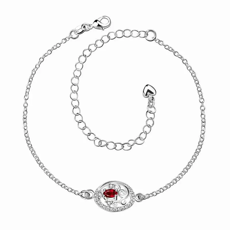 Best Friends Silver Plated Anklet Crystal Eye Bracelet On A Leg Collier Plastron Femme Hba 1 7