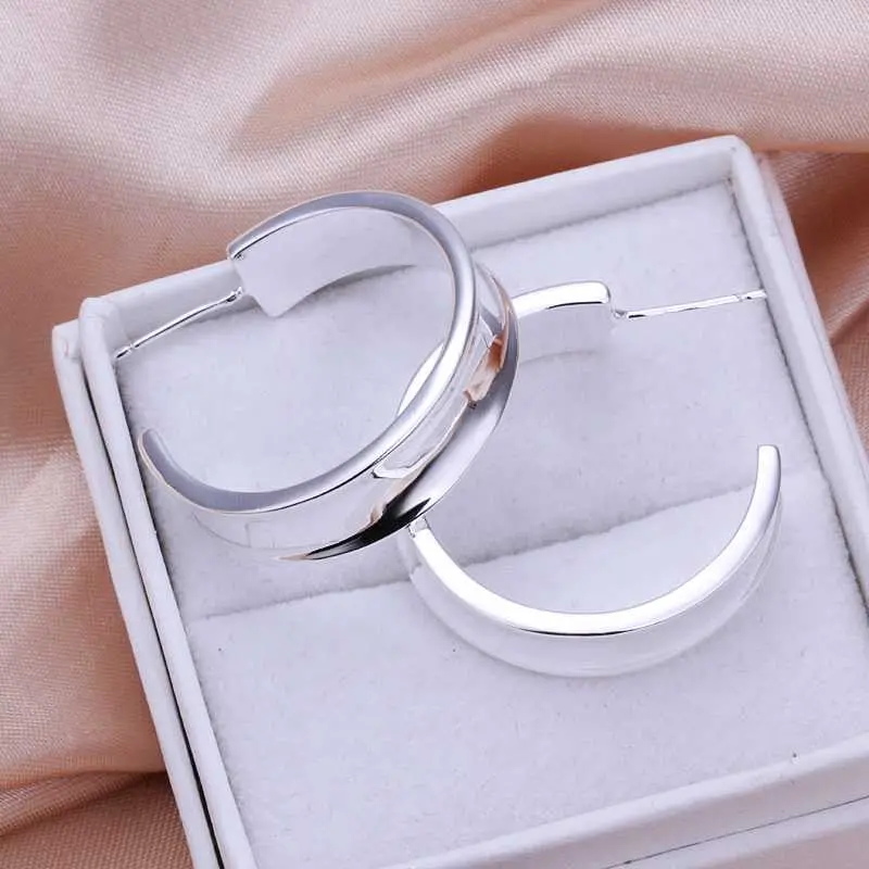 Best Friends Silver Plated Clip On Earrings Weaved Web Stud Ear Cuff Accessories 165 3