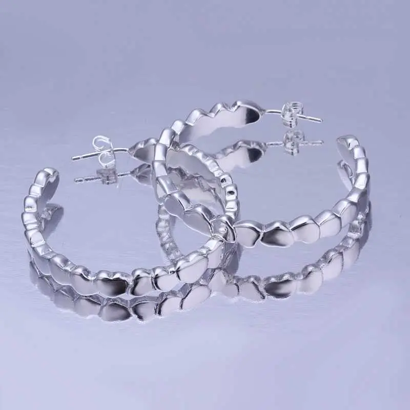Best Friends Silver Plated Clip On Earrings Weaved Web Stud Ear Cuff Accessories 165 5
