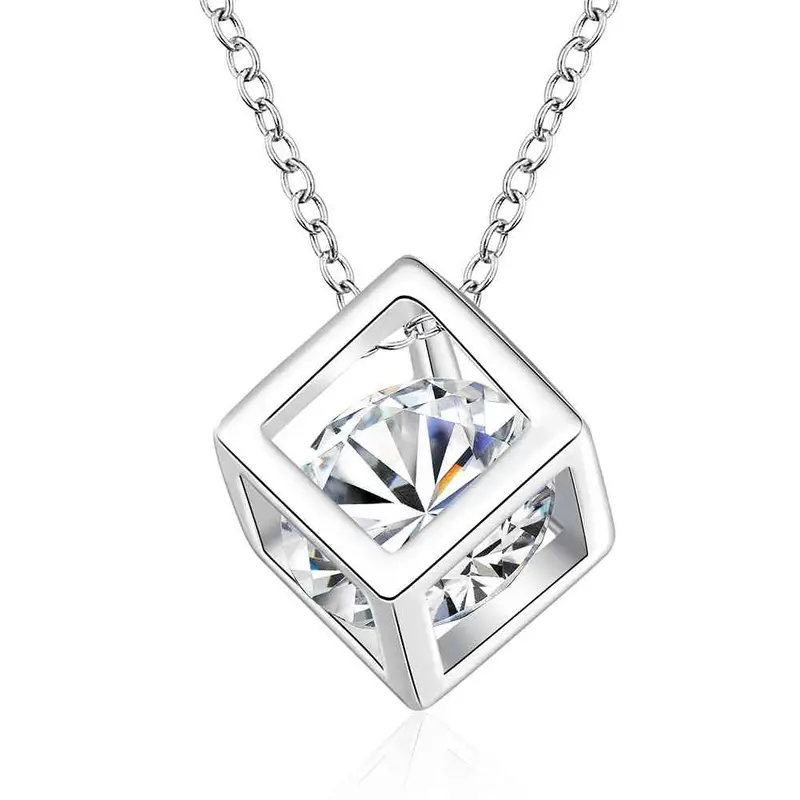 Best Friends Silver Plated Pendant Whitehead Bead Necklace 75 1