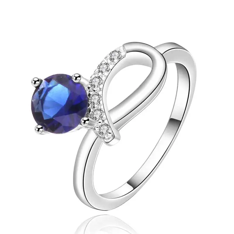 Best Friends Silver Ring Show You White Stone Men Ring Jewelry 17 2