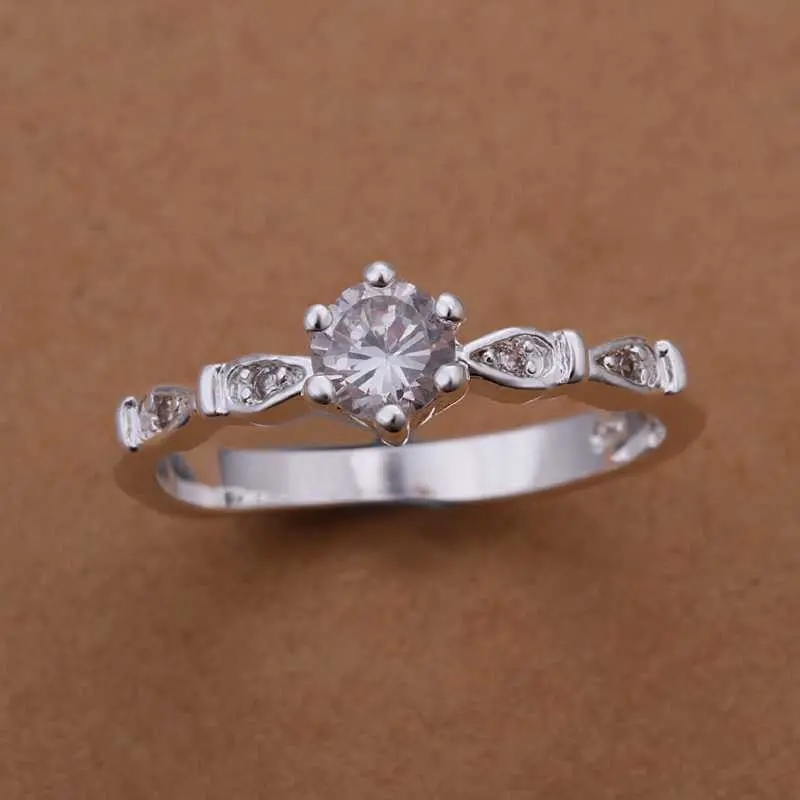 Best Friends Silver Wedding Rings Austria Crystal Opal Joyas 67 7