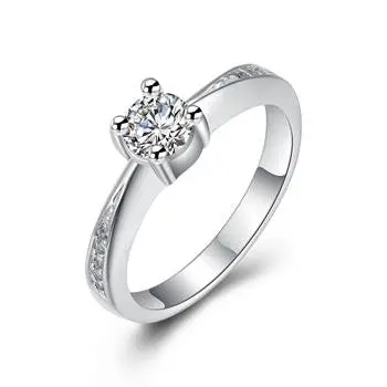 Best Friends Silver Wedding Rings Austria Crystal Opal Joyas 67 9