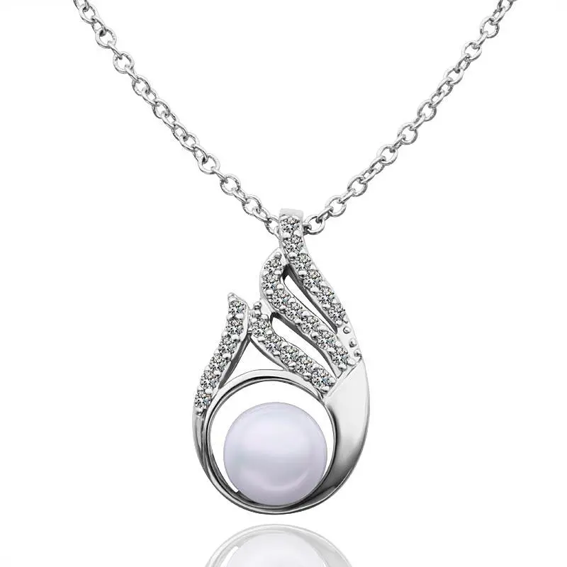 Best Gift 18K Gold Plated Necklaces Flower Pear Colares Charms 55 1