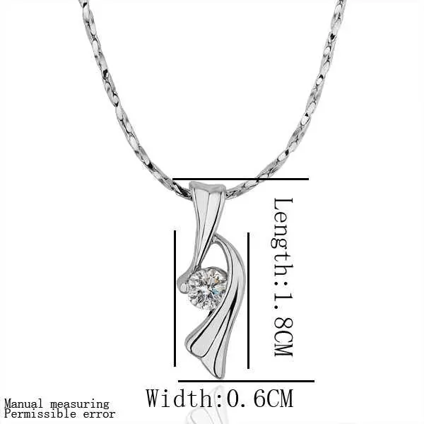 Best Gift 18K Gold Plated Necklaces Inlaid Crystal Colar Vintage Personalized 1