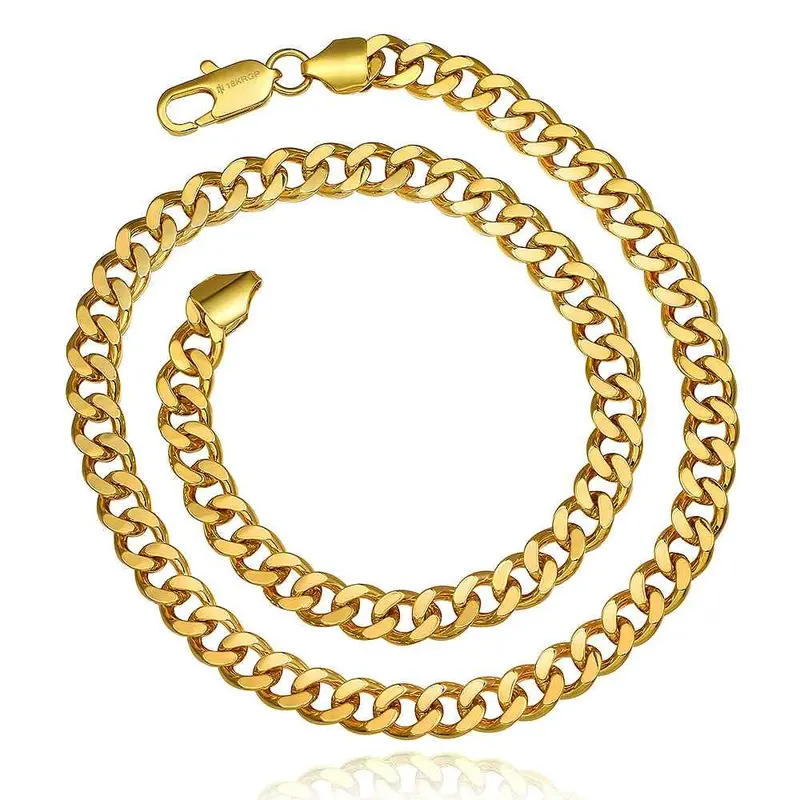 Best Gift 18K Gold Plating Women Necklace 8M Sideways Kolye Floating Charms Smtpn837 1
