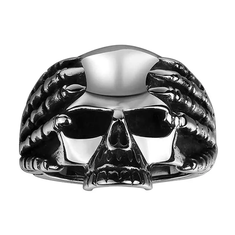 Best Gift Maya Rings For Men Ghosts Head Anillos Bear Jewelry European Style Mayar 86 4