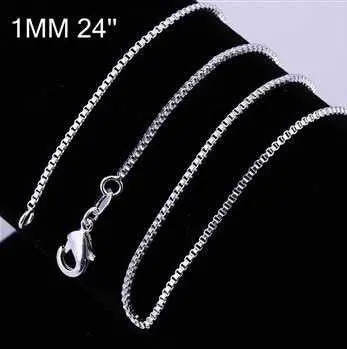Best Gift Silver Chain 1M 16-24 Box Fine Jewelry Smtc 7 5