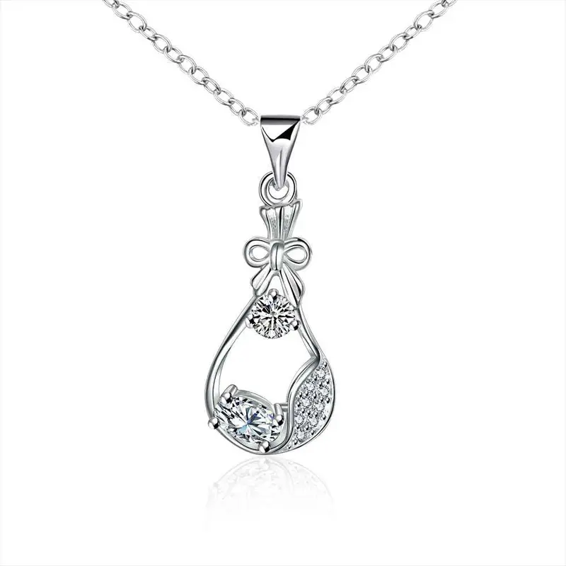 Best Gift Silver Collar Necklace Insets Swing Collar184 11
