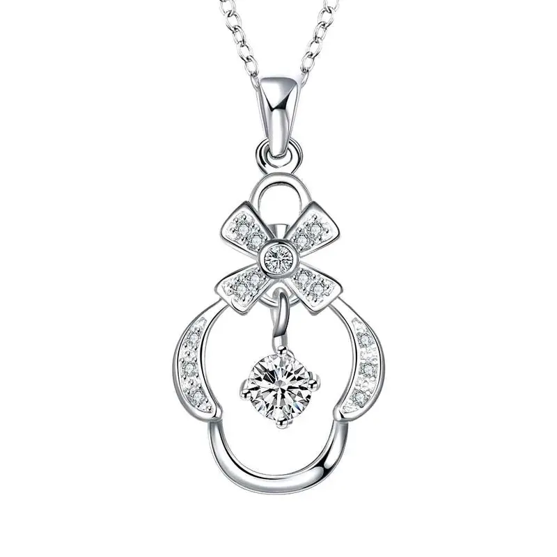 Best Gift Silver Collar Necklace Insets Swing Collar184 4