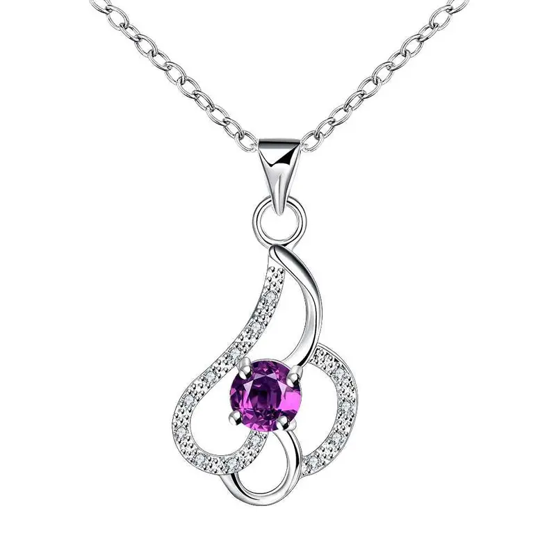 Best Gift Silver Collar Necklace Insets Swing Collar184 5