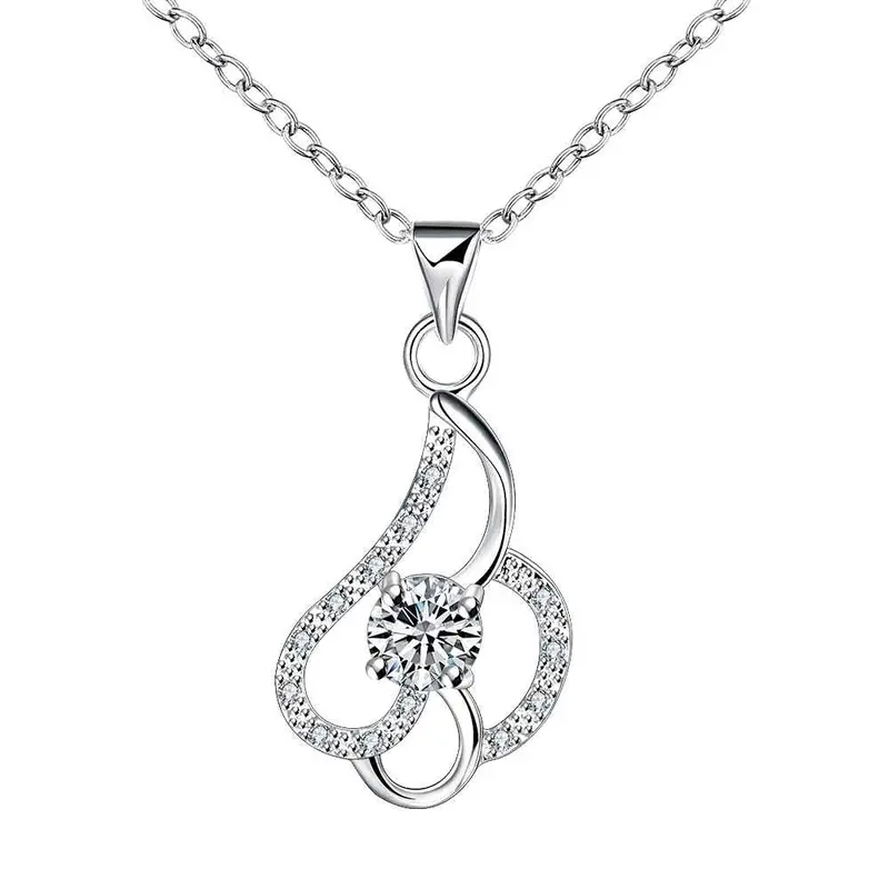 Best Gift Silver Collar Necklace Insets Swing Collar184 6