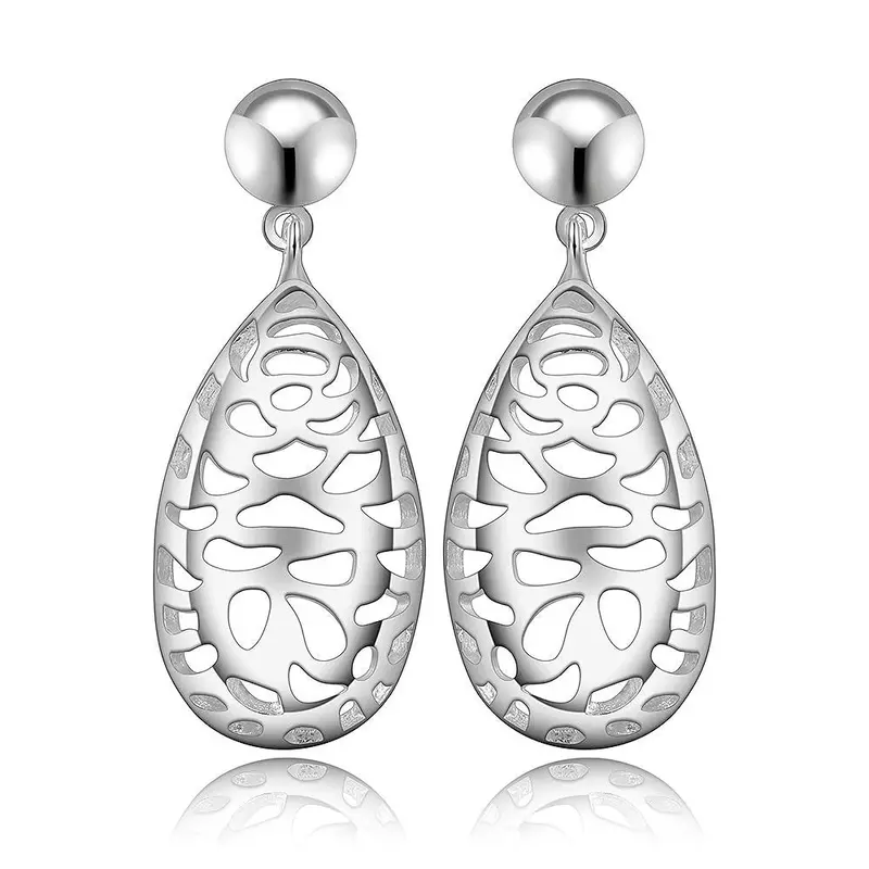 Best Gift Silver Earing Strange Web Face Stud Cuff Jewelry 27 1