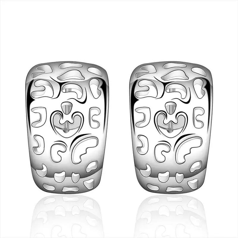 Best Gift Silver Earing Strange Web Face Stud Cuff Jewelry 27 2