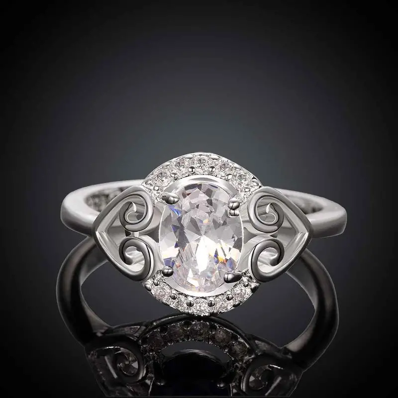Best Gift Silver Rings Inlaid Stone Lips Aliancas Men Jewelry Fspr 7 4
