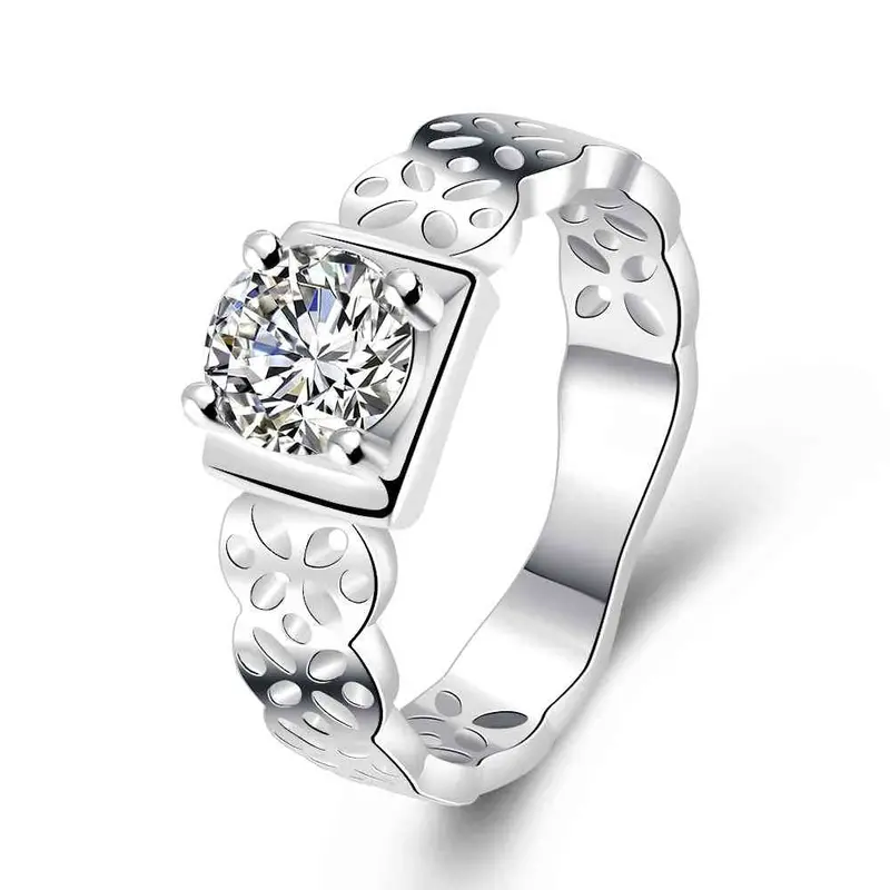 Best Gift Silver Wedding Rings Crown A Easy Way Men Ring 7 3