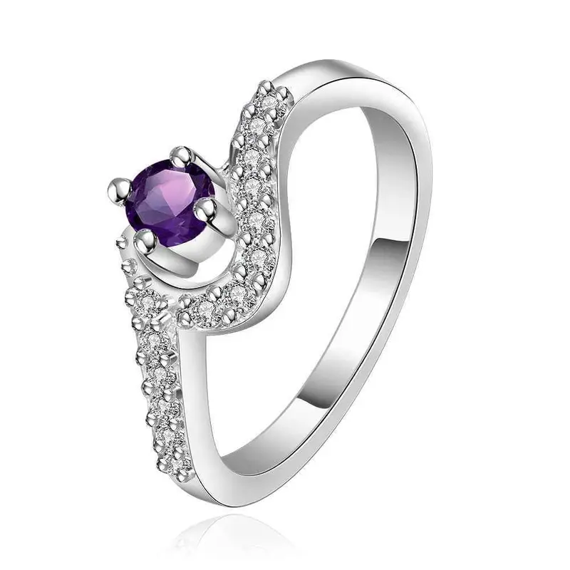 Best Gift Silver Wedding Rings Musicwhite Gem Anel Ruby Jewelry 22 3