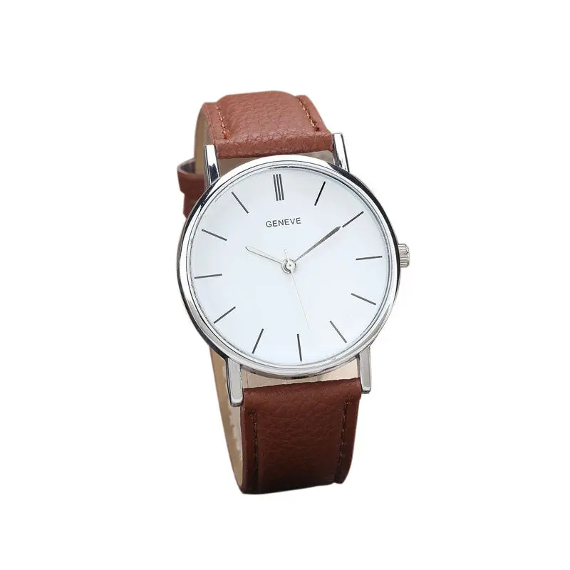 Best Gift Women Watches Retro Design Leather Band Analog Alloy Quartz Wrist Watch Dress Business Relogio Relojes 1