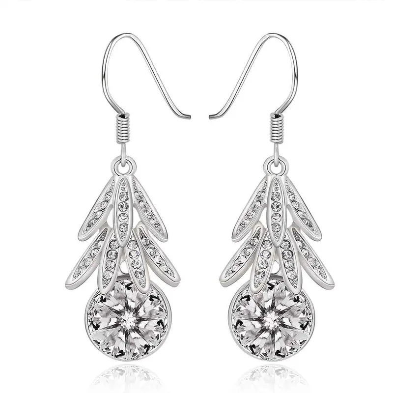 Best Gifts Girl Jewerly 18K Gold Plated Earing Fruit Crystal Drop Earrings Brincos Smtpe973 1