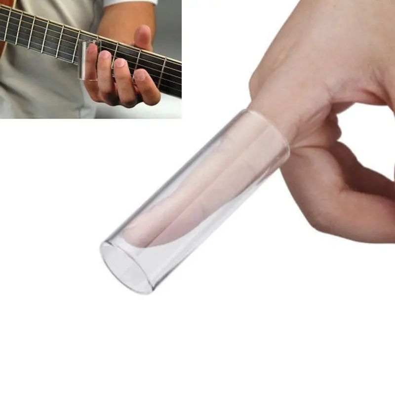 Best Price 3Pcs Guitar Slides Bass Cylinder Bright Tone Bar Transparent Polymethyl Methacrylate 68966 1