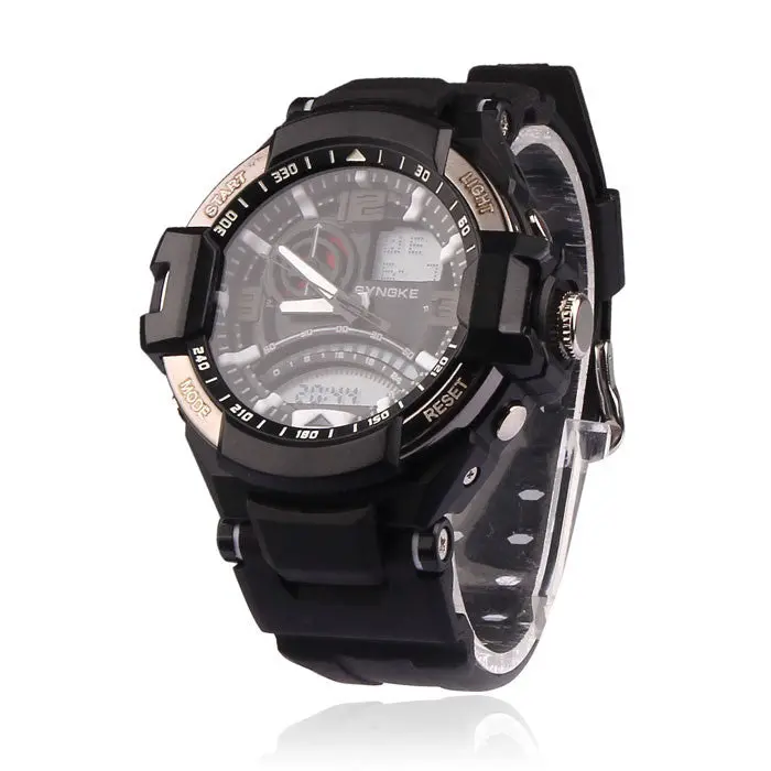 Best Selling Men's Watch Luxury Man Boy Multi Function Military Digital Clock Led Sport Dual Movement Wrist Watch 1