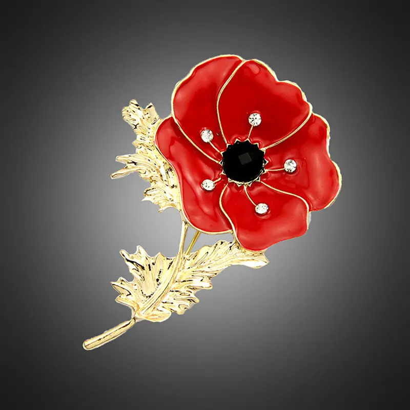 Best Selling Rhinestone Crystal Flower Brooches Vintage Bling Women's Brooches Pin Jewelry Bridal Wedding Gift 1