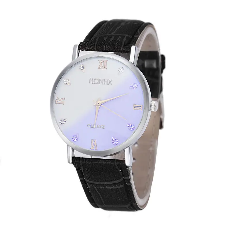 Best Selling Trendy Men's Women Dress Watch Leather Clock Casual Business Watch Men Wristwatch Relogio Masculino Hour 2