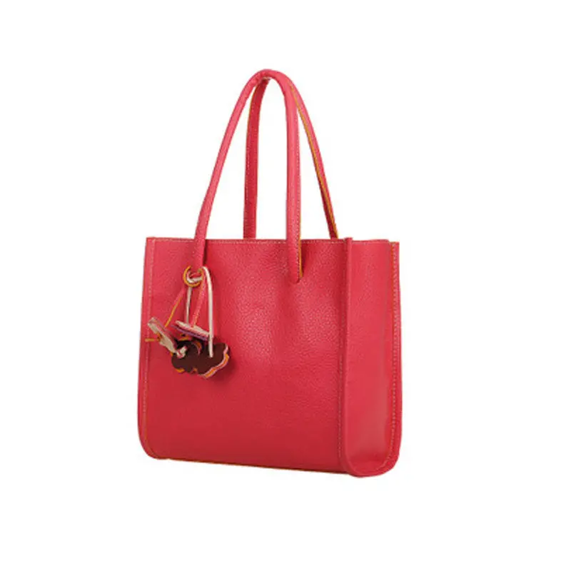 Best Selling Women Bag Elegant Girls Hbags Leather Shoulder Bag Two Style 9 Cy Color Flower Women Tote Bolsas 4