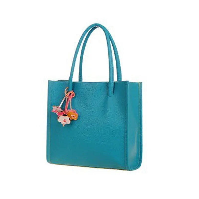 Best Selling Women Bag Elegant Girls Hbags Leather Shoulder Bag Two Style 9 Cy Color Flower Women Tote Bolsas 6