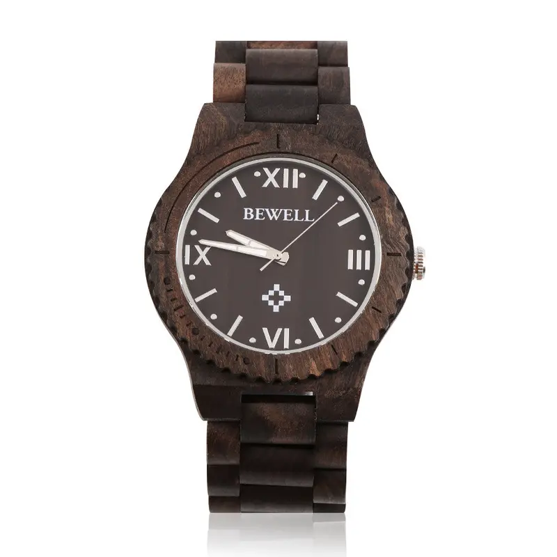Bewell W065adress Watch Wooden Quartz Watch Bangle Natural Wood Watches Gifts Relogio 1