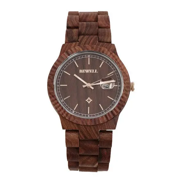 Bewell W112adress Watch Wooden Quartz Watch With Calendar Display Bangle Natural Wood Watches Gifts Relogio 2