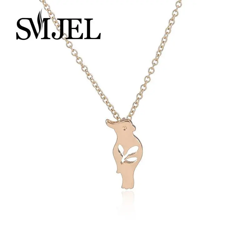 Bird Jewelry Cute Tiny Gold Parrot Necklace Bridesmaid Necklaces Unique Gifts N110 1