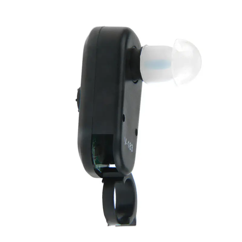Black Acousticon Behind Ear Hearing Aidaids Sound Fleshcolor Audiphone 1