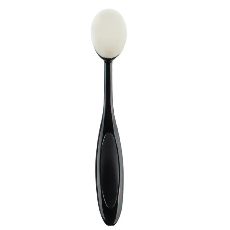 Black White Single Small Toothbrush Foundation Brush Pro Base Makeup Tools 2