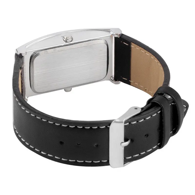 Blackled Watch For Sports Casual Leather Strap Wristwatches Slim Digital Led Display Watches Relogio 2