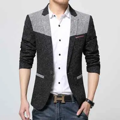 Blazer Slim Fit Suitsbusiness Formal Suit Casual Suits Slim Fitsgentle Suit 1