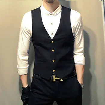 Blazers And Jackets Dress Suit Vests Veste De Loisir Casual Slim Fit Sleeveless Blazers Jackets 1